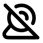 Webcam Slash SVG Icon